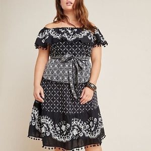 Anthropologie Marisol Off-The-Shoulder Dress